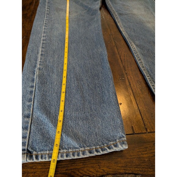 Vintage Levi's 505 Regular Fit Straight Leg Jeans Men's 40x32 Blue Denim - Picture 3 of 13